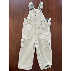 Old navy baby corduroy khaki overalls